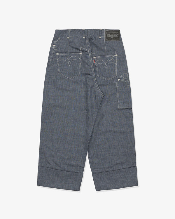 JUNYA WATANABE MAN - Wool Stripe Levi'S W Name - (Blue Gray)
