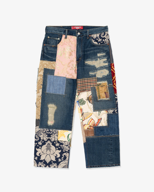 JUNYA WATANABE MAN - Cotton Denim Garment Treated Multi Fabrics Mix Levi'S W Name - (Indigo X Mix)