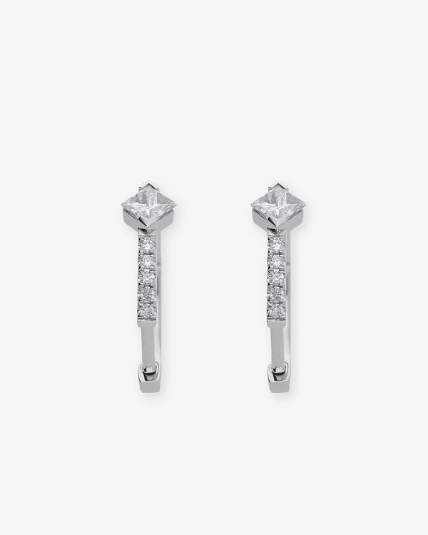 RAPHAELE CANOT - Princess Cut Hoops - (Wg)