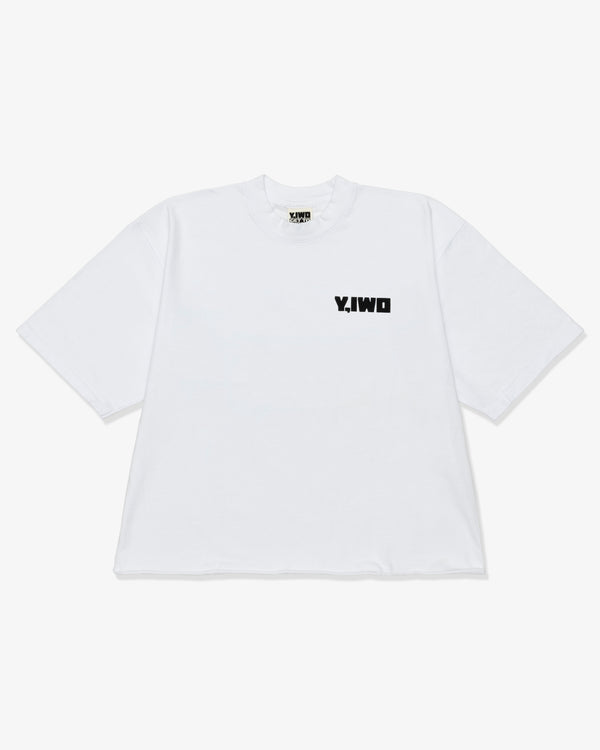 Y,IWO - Power Crazycrop Tee - (White/Blue/Red)