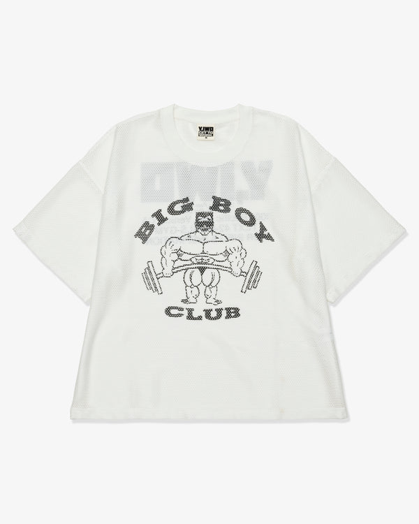 Y,IWO - Big Boy Club Mesh Tee - (White/Black)