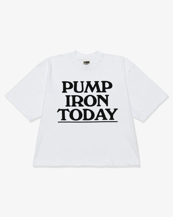Y,IWO - Hardwear Crop Tee - (White/Black)