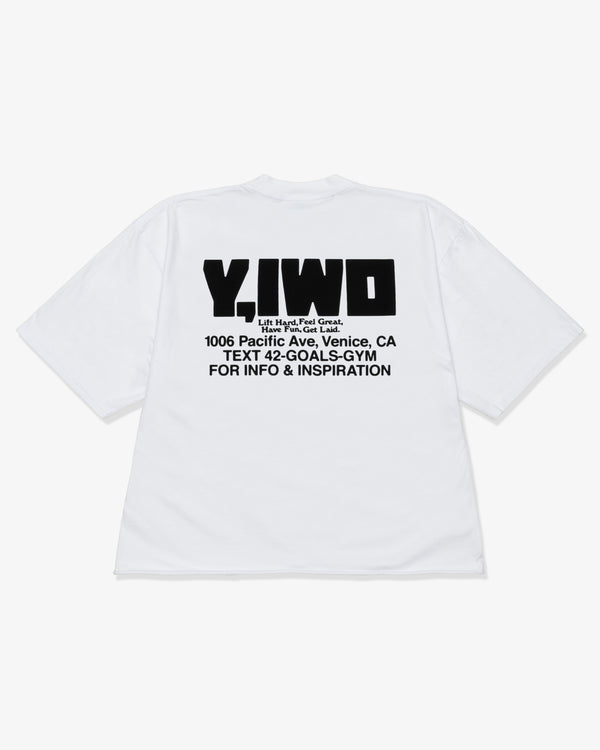 Y,IWO - Hardwear Crop Tee - (White/Black)