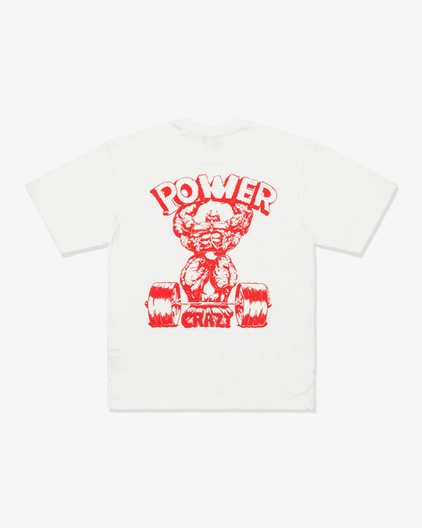 Y,IWO - Power Crazystandard Tee - (White/Red)