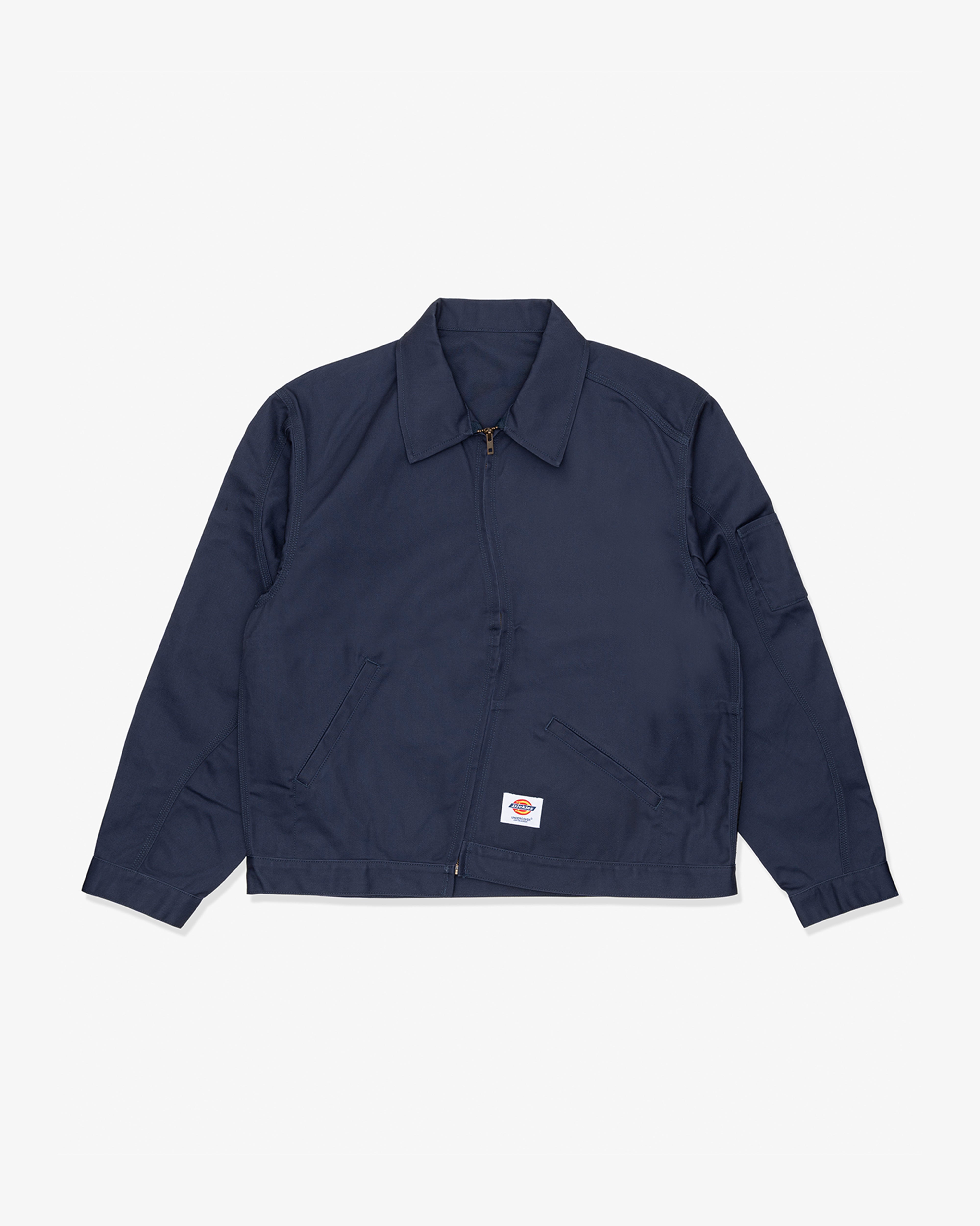 Dickies®×UNDERCOVER ジャケット DARK NAVY サイズ2 UNDERCOVER M: Dickies T/C Twill Zip Blouson (Dark Navy) | DSMG E-SHOP