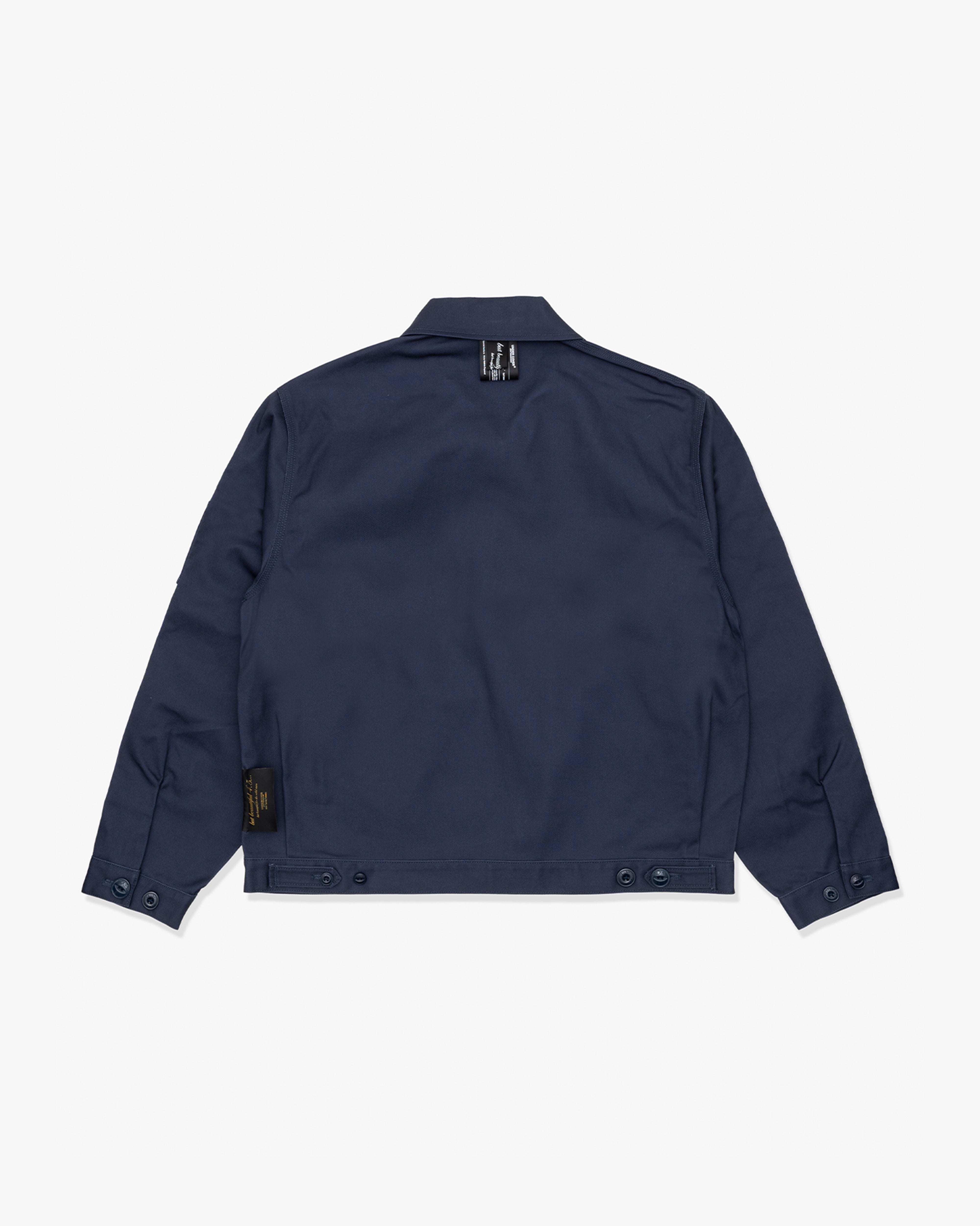 UNDERCOVER M: Dickies T/C Twill Zip Blouson (Dark Navy) | DSMG E-SHOP