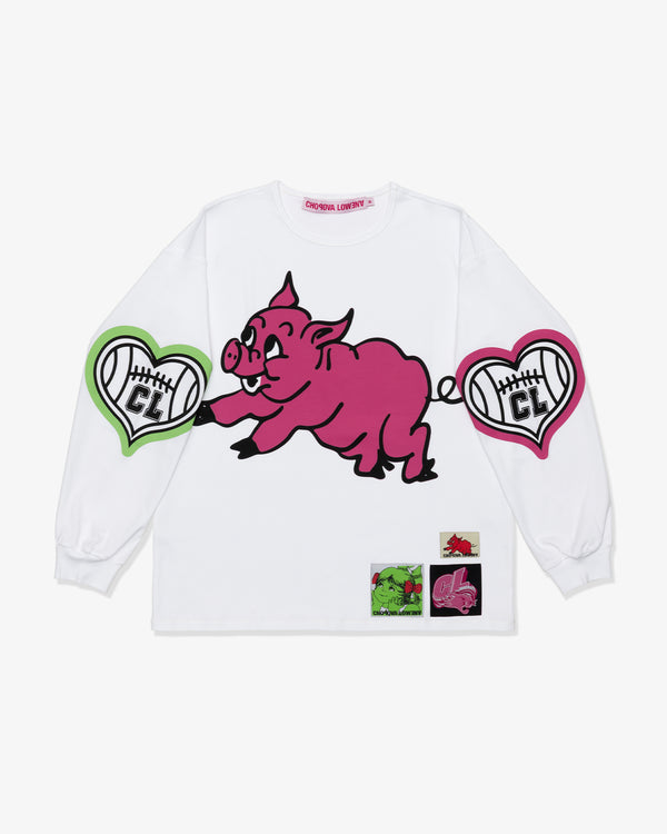 CHOPOVA LOWENA - 2435 - Hey Piggy Oversized Jer - (Multi)