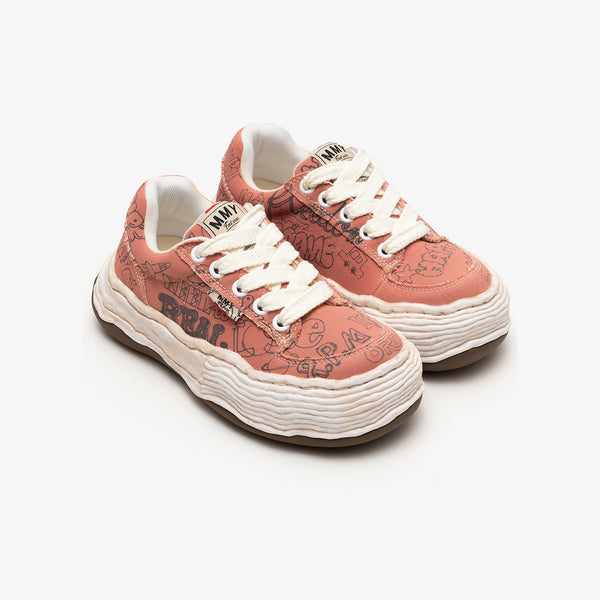 MAISON MIHARA YASUHIRO SNEAKER - Oliver Graffitied Sneaker - (Pink)