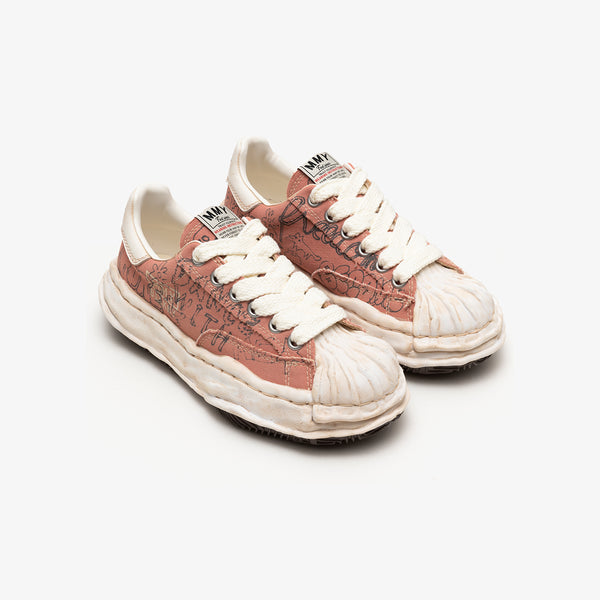 MAISON MIHARA YASUHIRO SNEAKER - Blakey Graffitied Sneaker - (Pink)