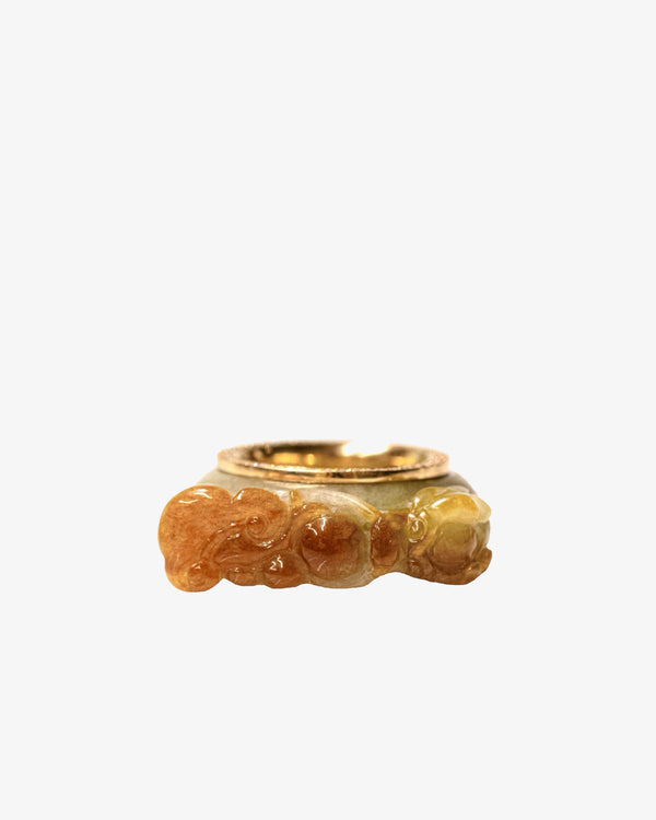 SILVIA FURMANOVICH - Ring With Diamond And Brown Ja - (Gold)