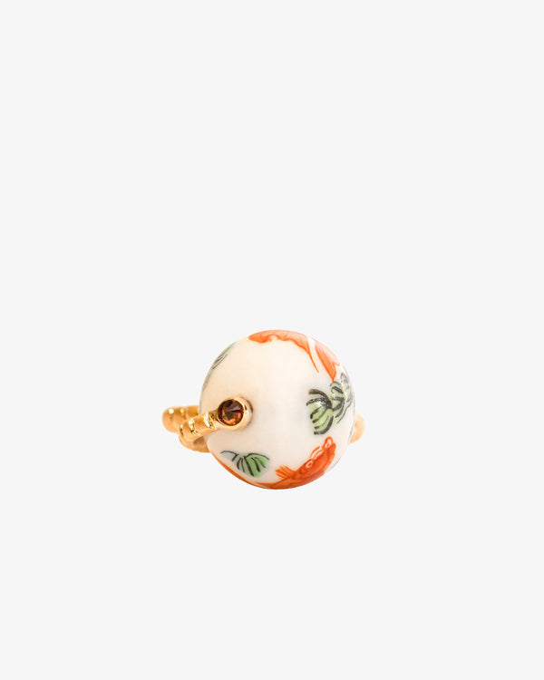 SILVIA FURMANOVICH - East West Ring Orange Sapphire - (Gold)