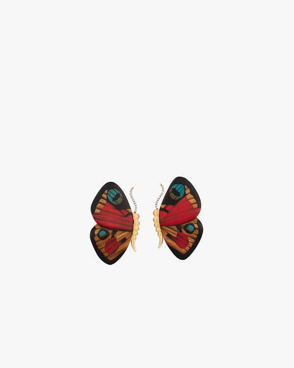 SILVIA FURMANOVICH - Butterfly Shaped Marquetry Ear - (Gold)