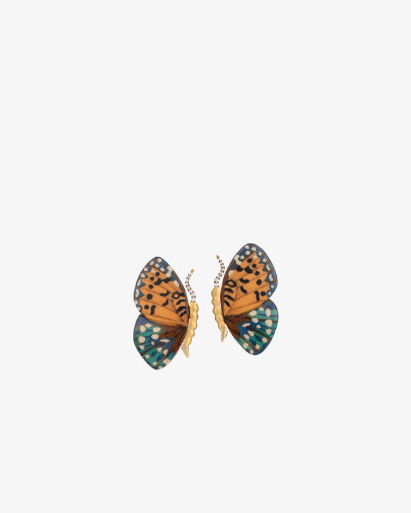 SILVIA FURMANOVICH - Orange, Blue And White Butterf - (Gold)