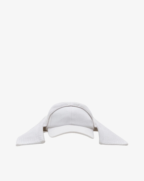 JEAN PAUL GAULTIER - Denim Drill Bob Marine Hat - (White)