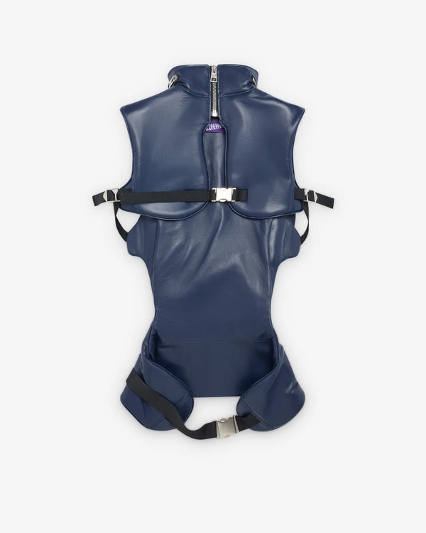 JEAN PAUL GAULTIER - Backpack Leather Jacket - (Navy)