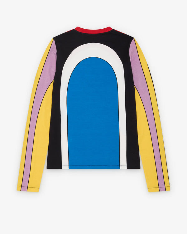 JEAN PAUL GAULTIER - Stretch Cotton Long Sleeves Top - (Multi)