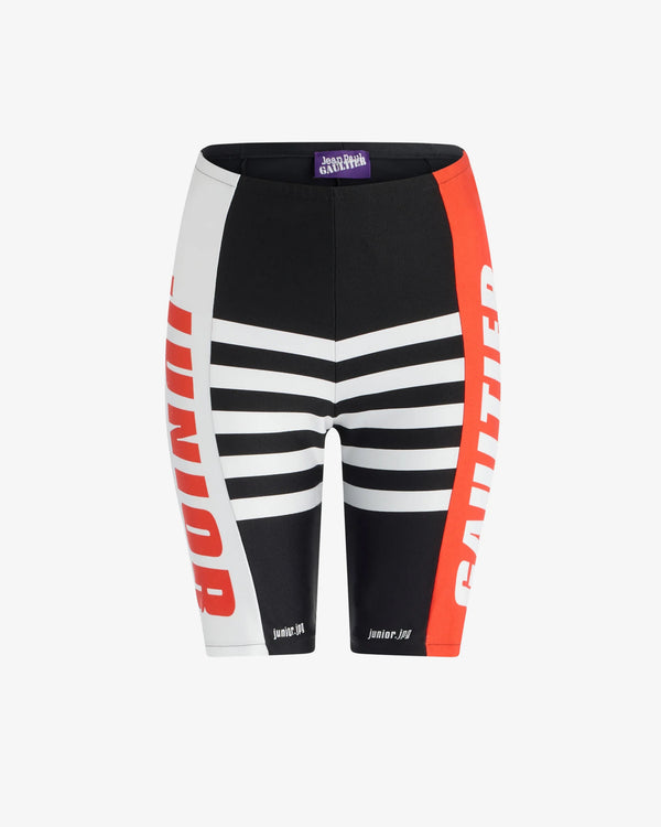 JEAN PAUL GAULTIER - Stretch Jersey Cyclist Printed - (Black)
