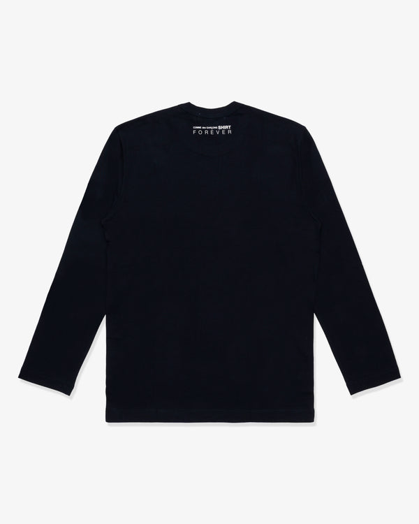 SHIRT - Cotton Jersey Plain - (Navy)