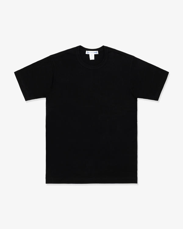 SHIRT - Cotton Jersey Plain - (Black)