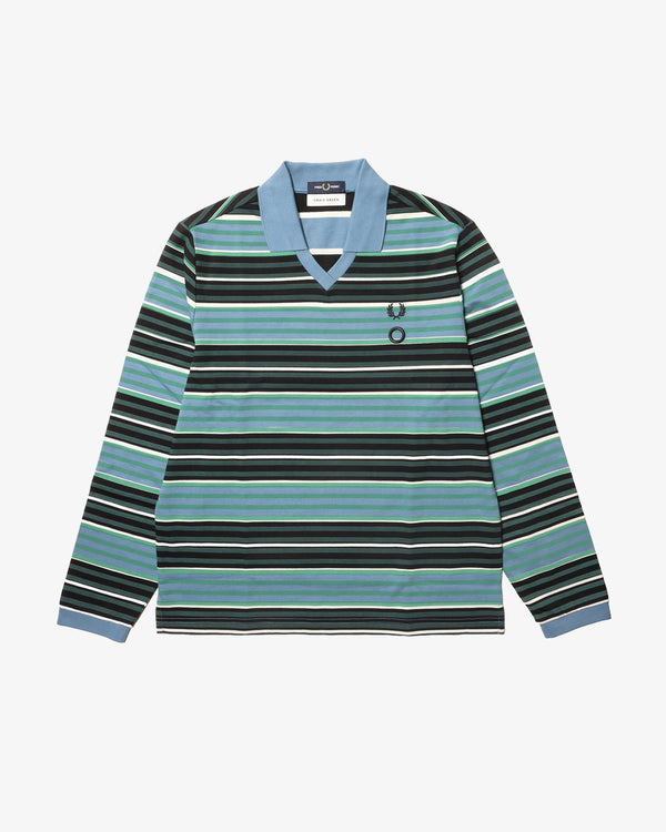 CRAIG GREEN FRED PERRY - Cgｰoverprint Long Sleeve Polo - (75B)