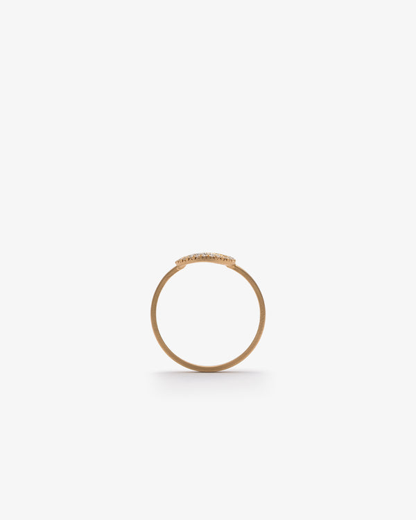 NIKOLLE RADI - Small Round Damask Ring - (G)