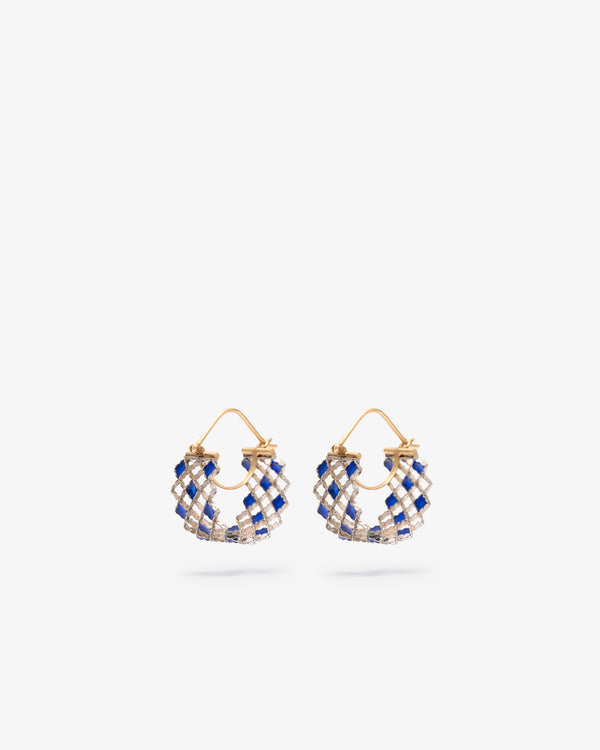 NIKOLLE RADI - Prussian Blue 17Mm Glass Pliqu - (G)