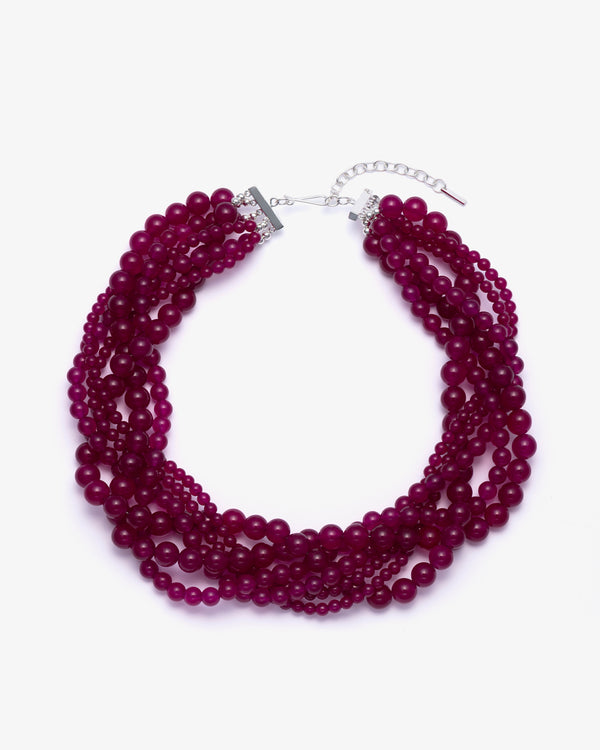 COMPLETED WORKS - H84 Necklace - (Fuschia)