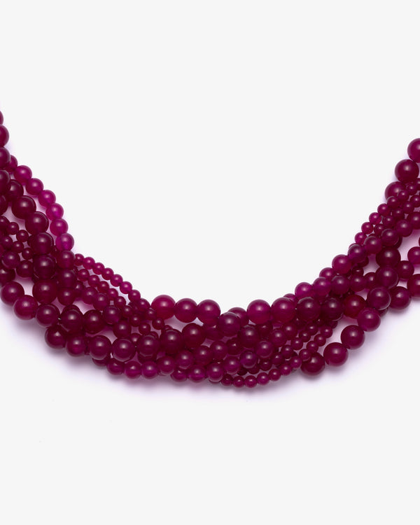 COMPLETED WORKS - H84 Necklace - (Fuschia)