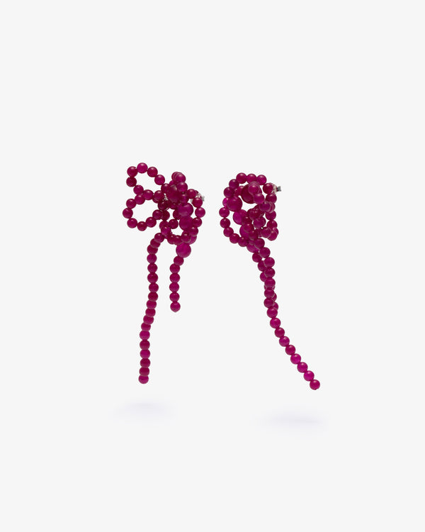 COMPLETED WORKS - H80 Earrings - (Fuschia)