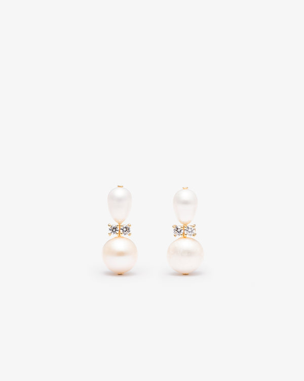 COMPLETED WORKS - P236 Earrings - (Pearl)