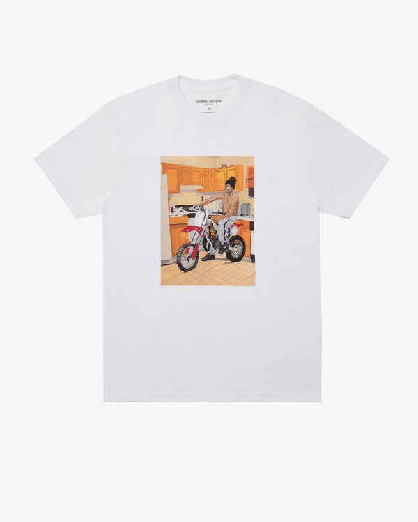 SKATE MUZIK - Fuck Ya Life Tee - (White)