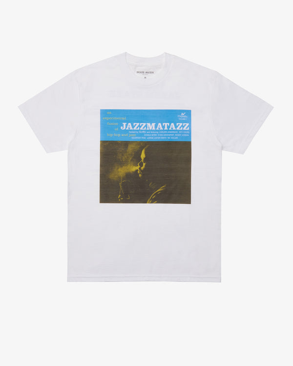 SKATE MUZIK - Jazzmatazz Vol.1 Tee - (White)