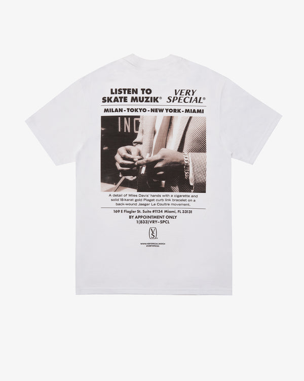 SKATE MUZIK - Very Special Tee - (White)