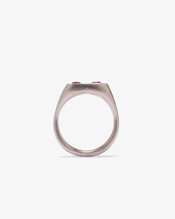 SEB BROWN - Pink Segment Ring - (9Yg)