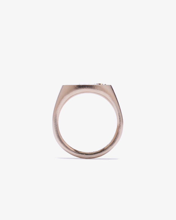 SEB BROWN - Oval Champagne Diamond Ring - (9Yg)