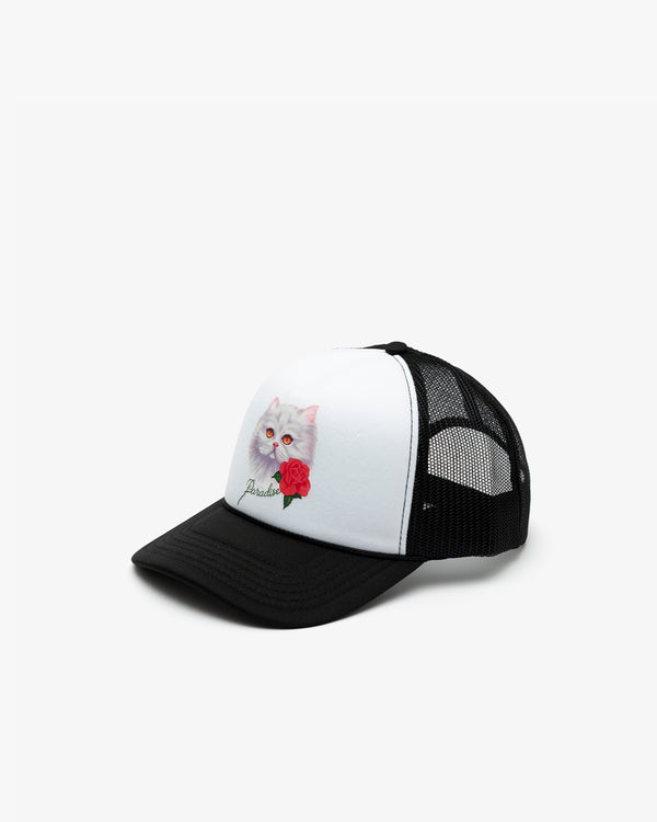PARADISE - Purradise Trucker Hat - (Black)