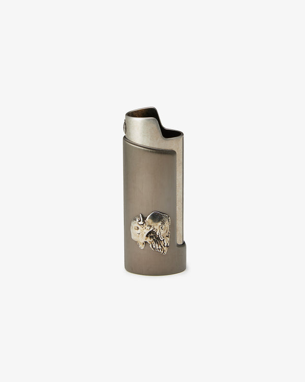 JACQUES MARIE MAGE - Artemis Lighter Case In Electrum - (41B-Silver Burnished)