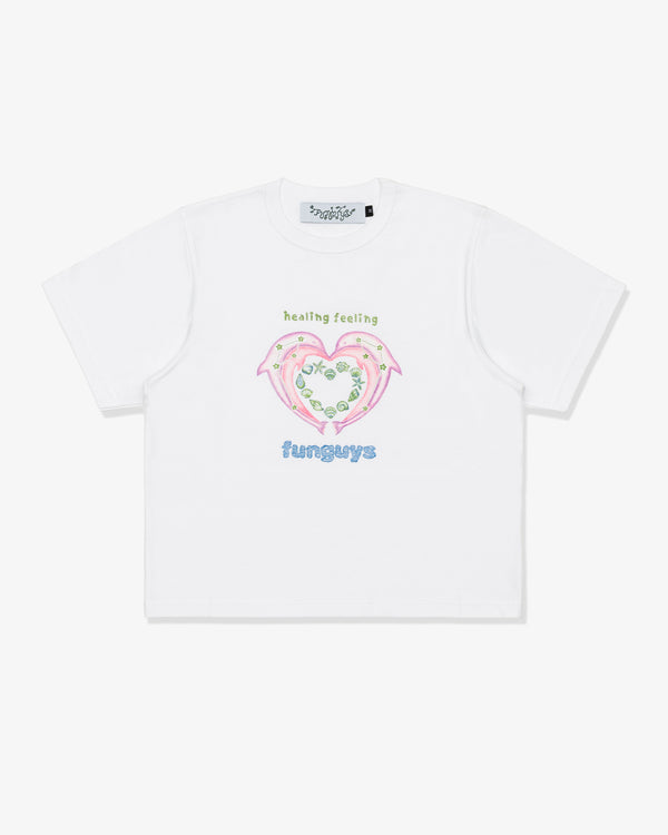 FUNGUYS - Dolphin Baby Tee - (White)