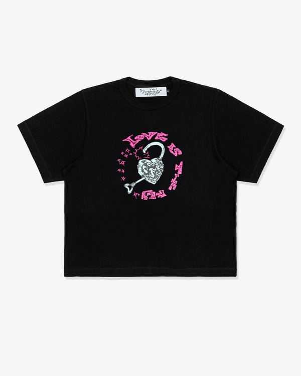 FUNGUYS - Love Is The Key Baby Tee - (Black)