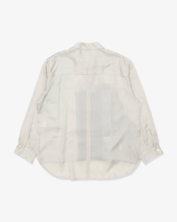 UNDERCOVER - Cindy Sherman Print Rayon Open-Collar Shirt - (Light Beige Gray)