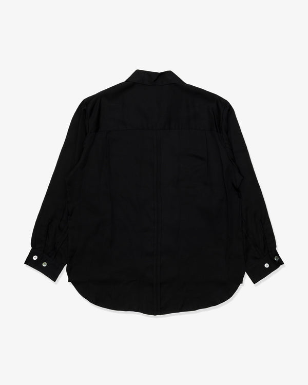 UNDERCOVER - Cindy Sherman Print Rayon Open-Collar Shirt - (Charcoal)