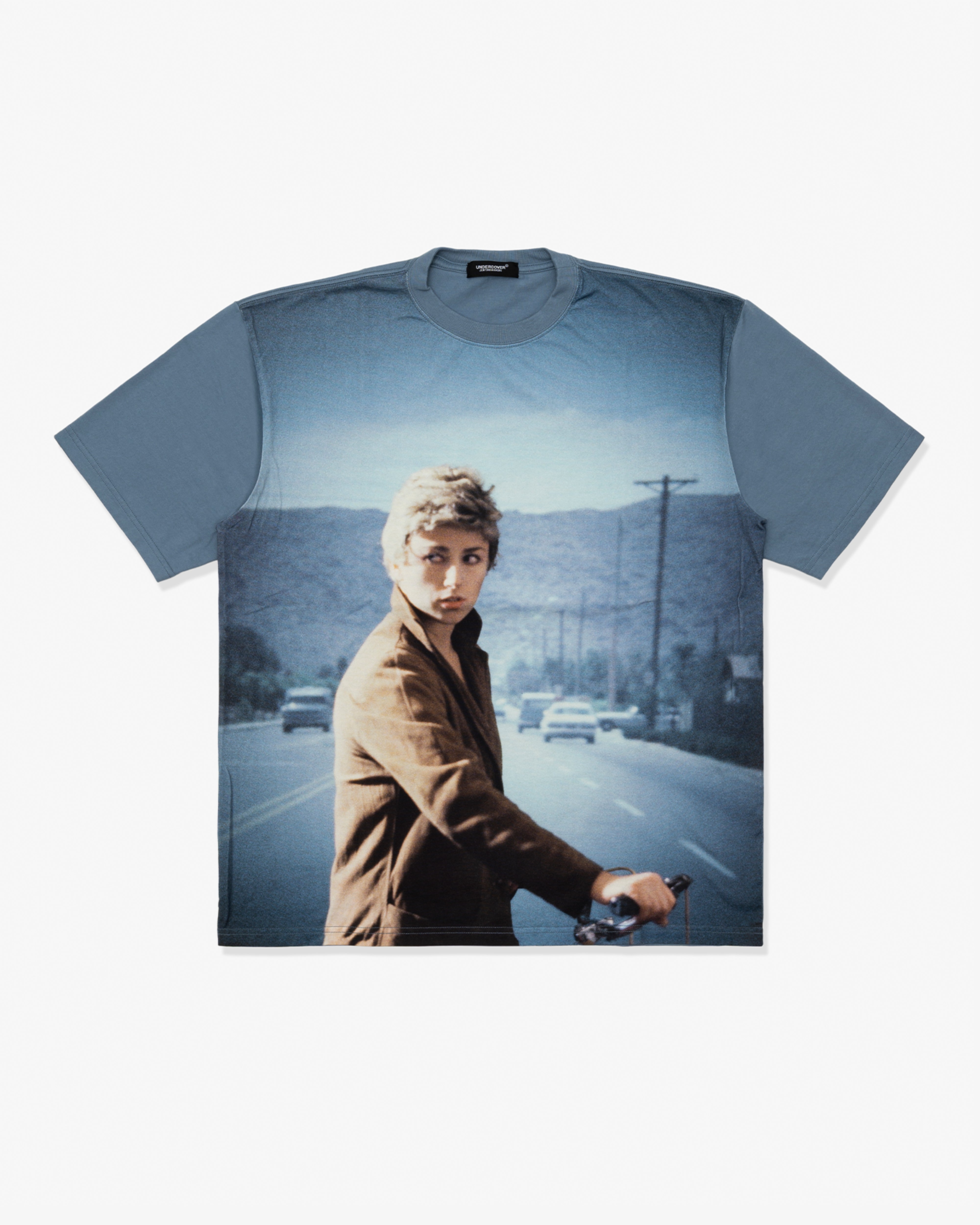 UNDERCOVER: Cindy Sherman Print Cotton Tee 4 (Light Blue) | DSMG E