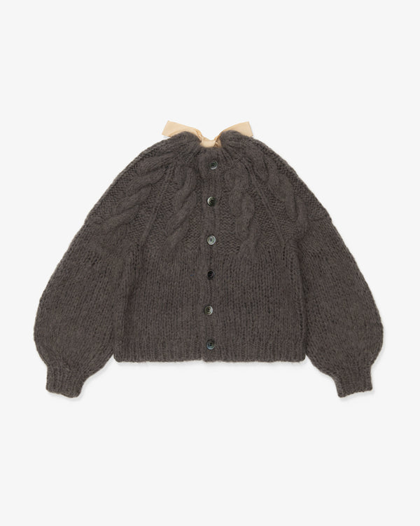 UNDERCOVER - Silk Ribbon Tie Knit Cardigan - (Gray)