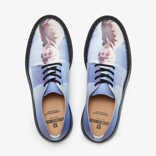 UNDERCOVER - ×George Cox Cindy Sherman Print Leather Shoes - (Blue Base)