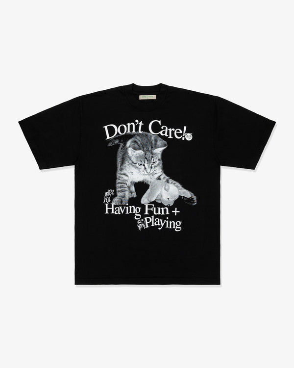 HENRY JOHNSON - Don't Care Tee - (Black)