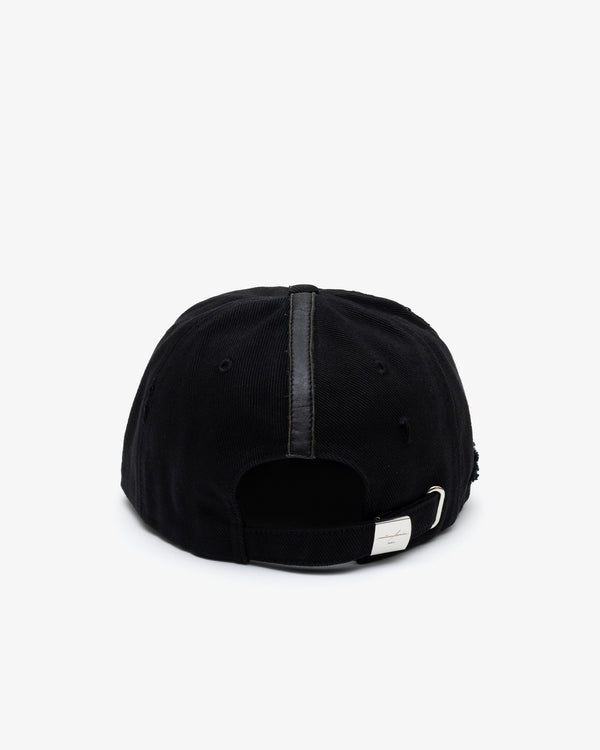 MATIÈRES FÉCALES - Unisex Symbol Leather Cap - (Black)