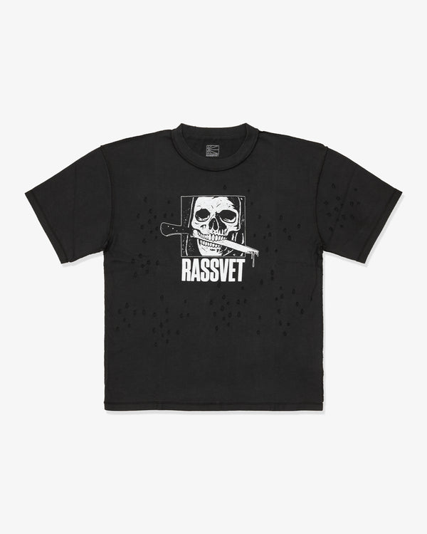 RASSVET - Men Slasher Tee Shirt - (Black)