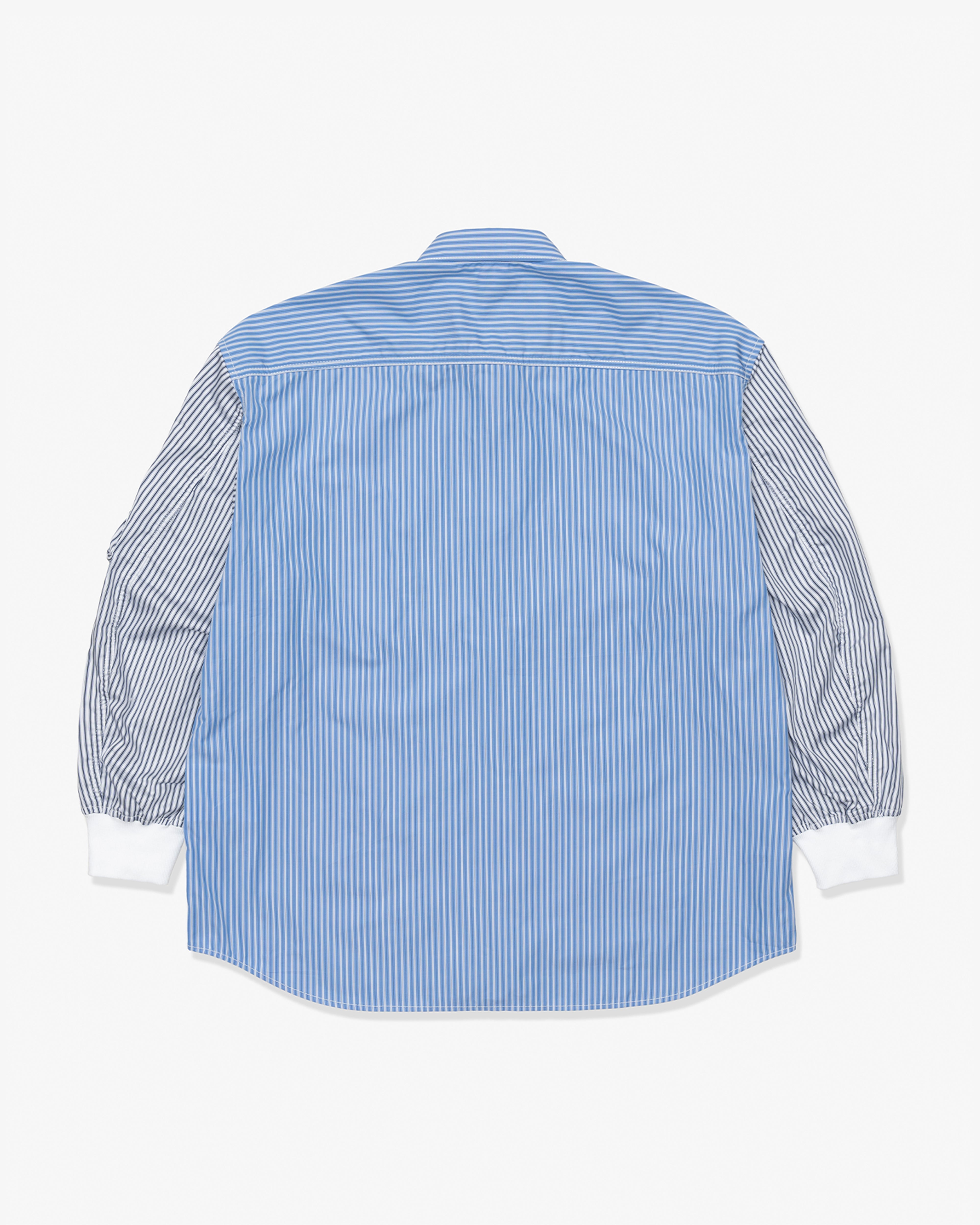 COMME DES GARCONS HOMME: Cotton Stripe X Cotton Stripe Shirts (Sx