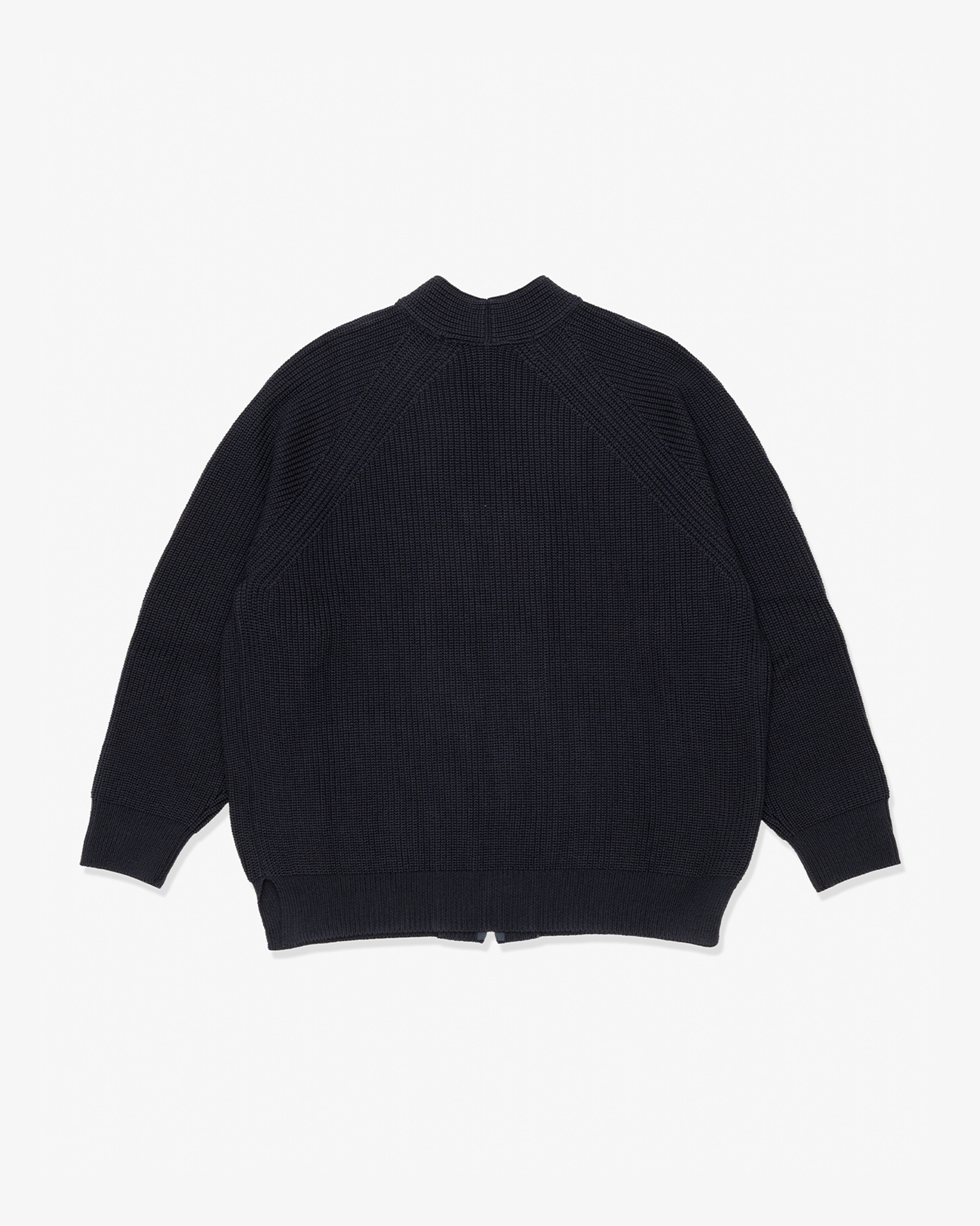 COMME DES GARCONS HOMME: Wool Worsted Half-Cardigan X Batoner