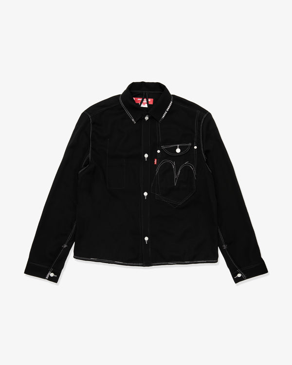 JUNYA WATANABE MAN - Wool Cloth Levi's W-Name Jackets - (Black)